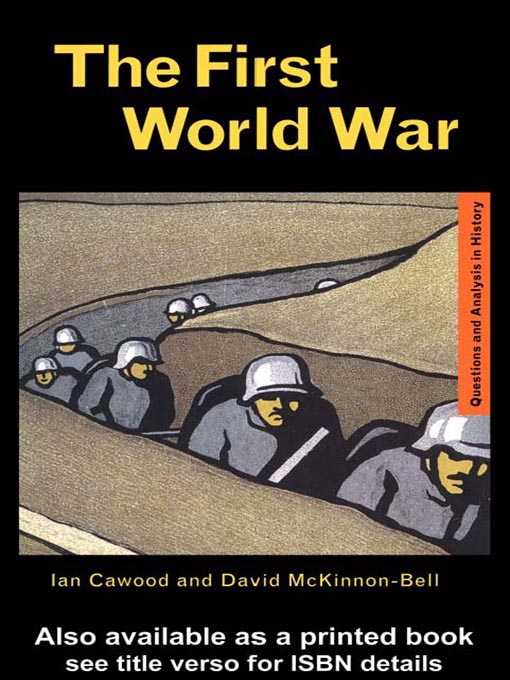 Cover image for The First World War